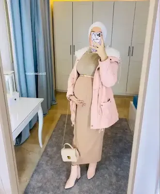 ملابس حوامل محجبات